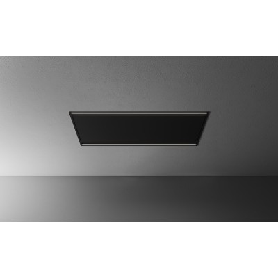 Hotte de plafond encastrable Falmec Mirage 100 cm en acier noir