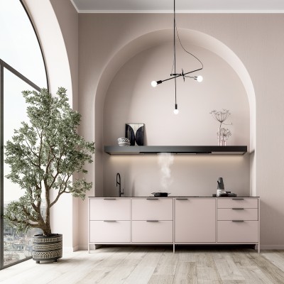 Hotte aspirante murale Falmec Shelf 120 cm avec panneau personnalisable