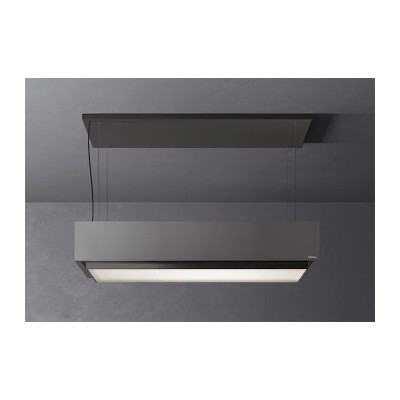 Falmec Levante Inselhaube 120 cm, mattes Graphitglas