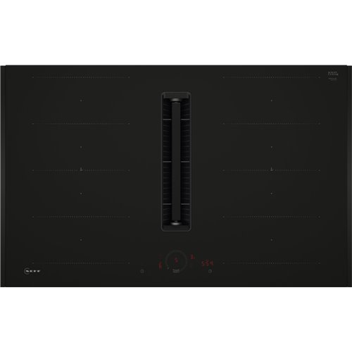Neff v68hldmatt N90 piano cottura induzione con aspirazione 80 cm nero NC