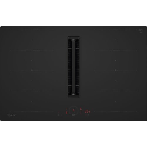 Neff v68phl4b0 N70 piano cottura induzione con aspirazione 80 cm nero mat filotop NC