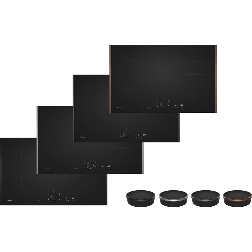 Neff t68yyv4b0 N90 piano cottura induzione 80 cm nero mat NC
