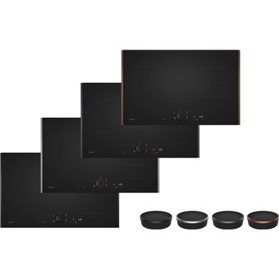 Neff t68yyv4b0 N90 piano cottura induzione 80 cm nero mat NC
