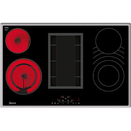 Neff t18bd3an0 N70 piano cottura elettrico con aspirazione 80 cm