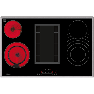 Neff t18bd3an0 N70 piano cottura elettrico con aspirazione 80 cm