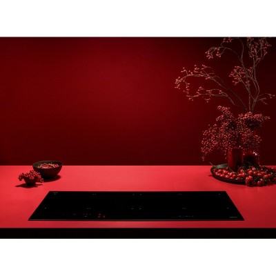 Falmec 90 x 40 cm Induktionskochfeld mit glänzend schwarzer Glaskeramik