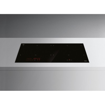 Falmec 90 x 40 cm Induktionskochfeld mit glänzend schwarzer Glaskeramik