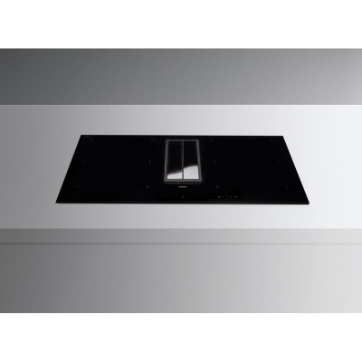 Falmec Quantum pro easy induction hob with integrated hood 84 cm black