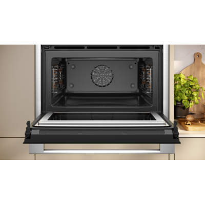 Neff c24ms31n0 N90 built-in microwave oven h 45 cm black - stainless steel