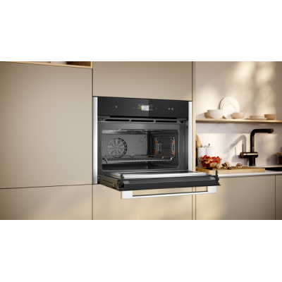 Neff c24ms31n0 N90 built-in microwave oven h 45 cm black - stainless steel