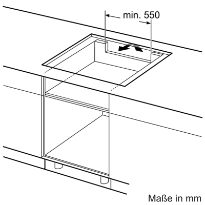 Neff T68PTV4L0 N90 80 cm Einbau-Induktionskochfeld aus Glaskeramik in Schwarz