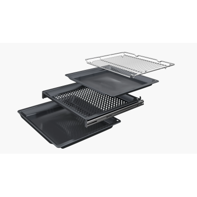Horno de vapor empotrable Neff b69vs3dy0 N90 de 60 cm, color negro NC
