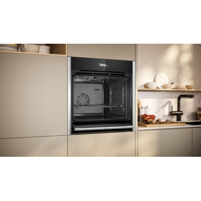 Horno empotrable Neff b54cr31n0 N70 de 60 cm, negro - acero inoxidable Slide & Hide