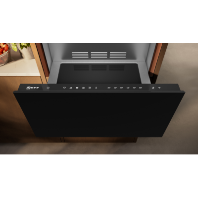 Tiroir chauffant encastrable Neff n39ha11y1 N70, hauteur 29 cm, noir NC