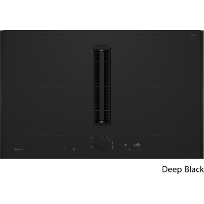 Neff v68yyx4b0 N90 induction hob with integrated hood 80 cm matt black NC
