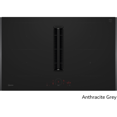 Neff v58yhq4b0 N70 induction hob with extractor hood 80 cm matt black NC
