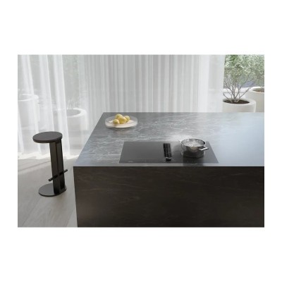Gaggenau cv282101m induction hob with integrated hood 80 cm matt black