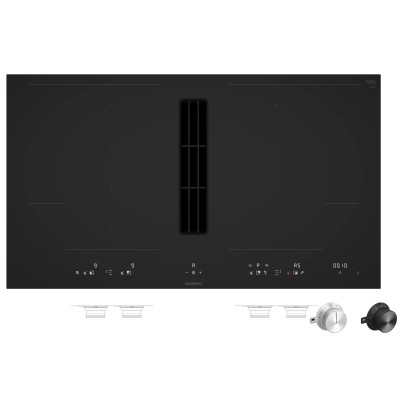 Płyta indukcyjna Gaggenau cv492105m ze zintegrowanym okapem 90 cm matowa czerń