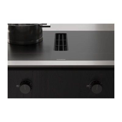 Gaggenau cv492105m induction hob with integrated hood 90 cm matt black