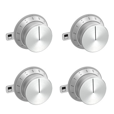 Gaggenau cki440010 set of four stainless steel knobs