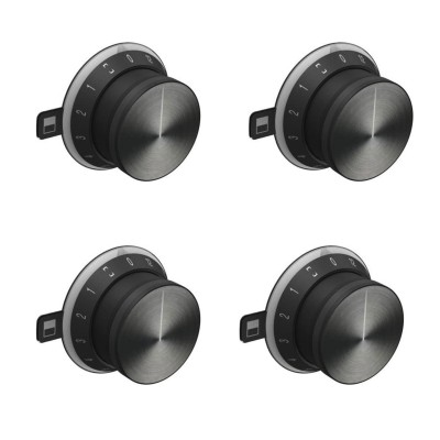 Juego de cuatro perillas negras Gaggenau cki440000