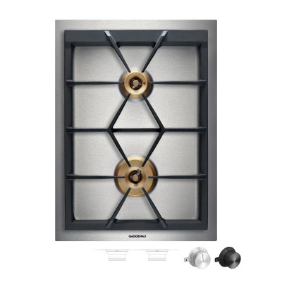 Gaggenau vg425115 płyta gazowa 38 cm domino ze stali nierdzewnej