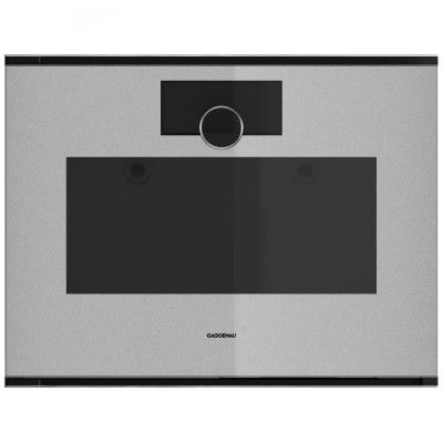 Horno de vapor empotrable Gaggenau gs221130, altura 45 cm, plata esterlina