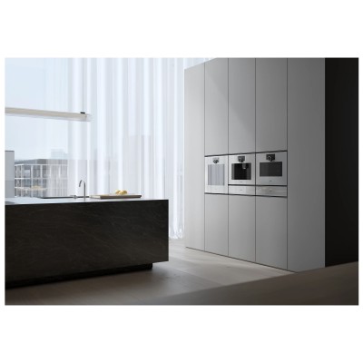 Four vapeur encastrable Gaggenau GS220130, hauteur 45 cm, argent sterling