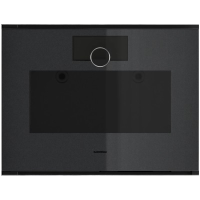 Gaggenau gs221100 built-in steam oven h 45 cm onyx