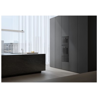 Gaggenau gs221100 built-in steam oven h 45 cm onyx