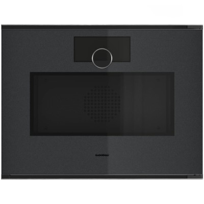 Gaggenau gm250100 built-in microwave oven h 45 cm onyx