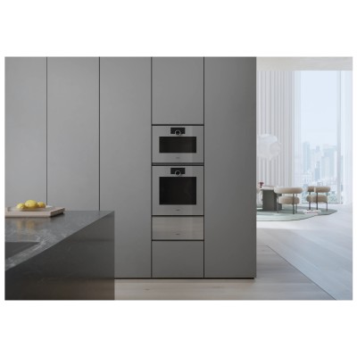 Gaggenau gs251130 wbudowany piekarnik parowy h 45 cm sterling