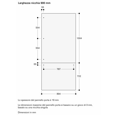 Frigorífico-congelador integrable Gaggenau rvb497190 de 90 cm de altura (212,3 mm)