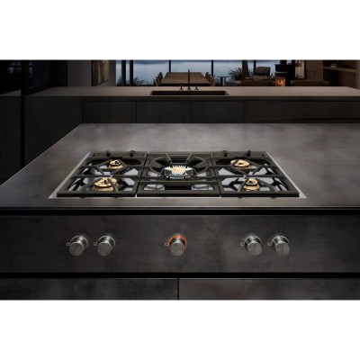 Placa de gas Gaggenau vg491115f 90 cm acero inoxidable