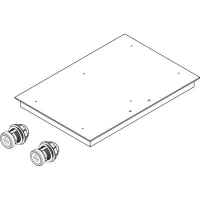 Plaque de cuisson à induction modulaire Bora PKFI3 Professional 3.0, 37 cm, noire