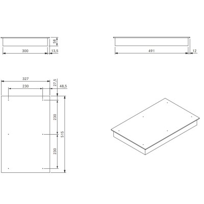 Bora ckfi Classic 2.0 modular domino induction hob 32 cm