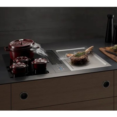 Placa de inducción Bora cka2fit Classic 2.0 + plancha teppanyaki con campana extractora de 77 cm