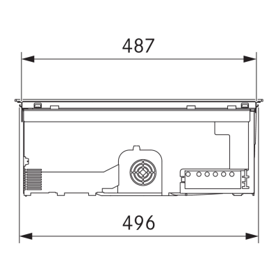 Placa de inducción Bora pursa2 S Pure con extracción integrada de 58 cm