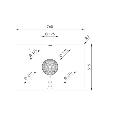 Plaque à induction Bora pura2r Pure avec hotte intégrée, 76 cm, noir mat