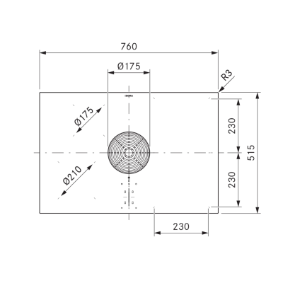 Bora purmu2 M Pure Induktionskochfeld mit 76 cm Dunstabzugshaube