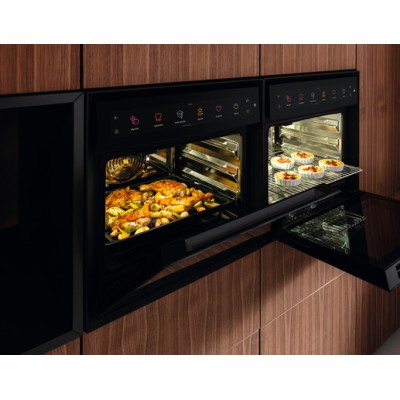 Bora xbo 60 cm Einbau-Profi-Dampfgarer mit schwarzem Glas