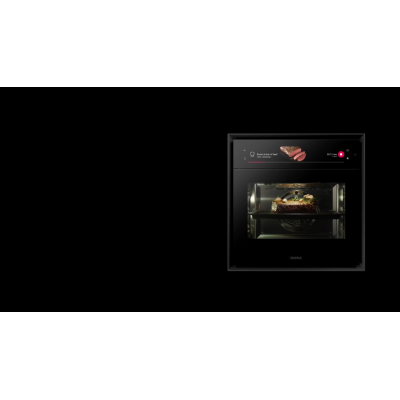 Horno de vapor profesional empotrable Bora xbo de 60 cm con cristal negro