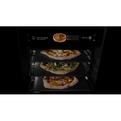 Bora xbo 60 cm Einbau-Profi-Dampfgarer mit schwarzem Glas