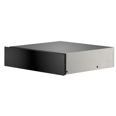 Bora mss140 zintegrowana szuflada grzewcza wielokrotna h 14 cm czarne szkło