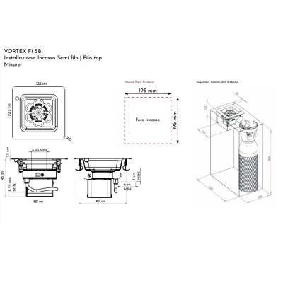 Désinfectant pour verre Thrill Vortex F1 SBI, revêtement PVD noir intégré
