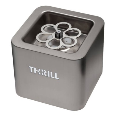 Thrill Vortex Cube zamrażarka szklana i dezynfektor, wolnostojąca, ze stali nierdzewnej