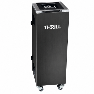 Thrill Vortex Rock Glass Sanitizer Mobile Stainless Steel Black