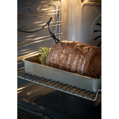 Horno combinado de vapor pirolítico empotrable Bertazzoni fpro6117ctn3 de 60 cm, carbón