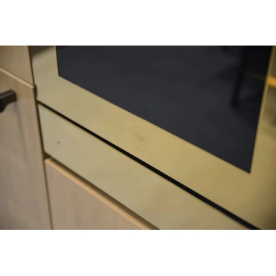 Betazzoni fmod6117ctg3 60cm built-in pyrolytic steam oven, gold mirror finish