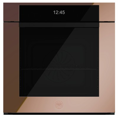 Horno de vapor pirolítico empotrable Betazzoni fmod6117ctm3 de 60 cm, espejo bronce.
